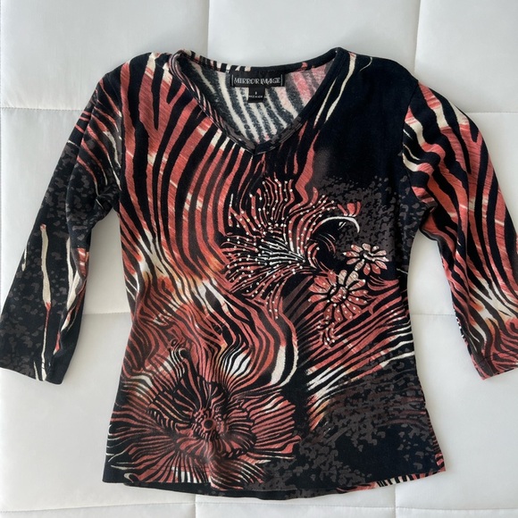 mirror image Y2K top - Picture 1 of 8